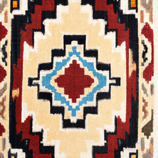 Ethnic Handcrafted Southwestern Rug for Home
