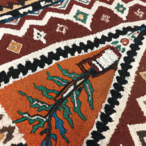 Modern Handmade Southwestern Rug for Home